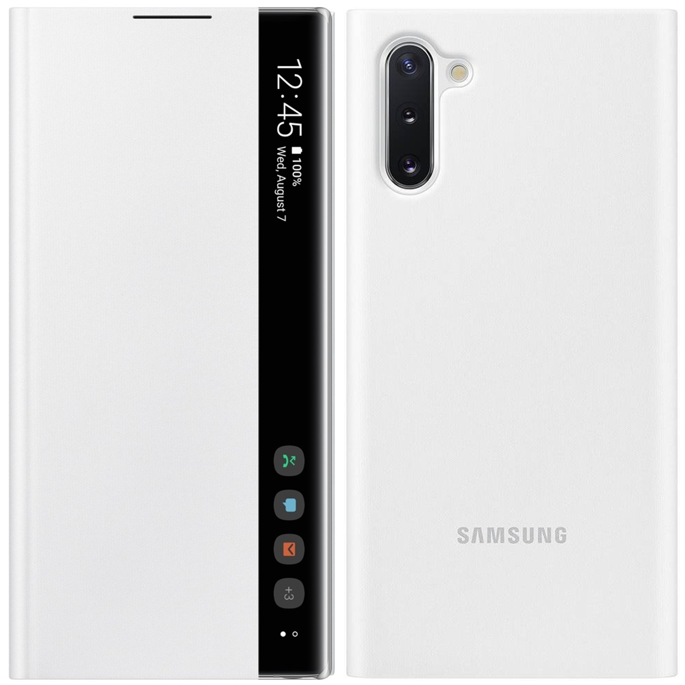 

Защитный смарт чехол книжка S-View Flip cover Samsung Galaxy Note 10 EF-ZN970 white