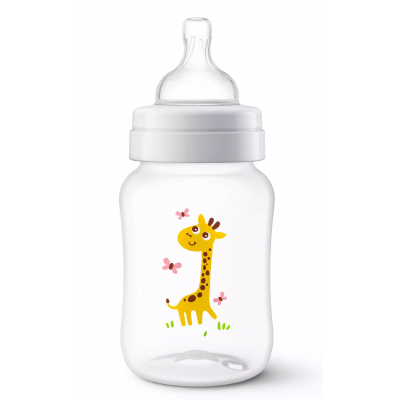 

Бутылочка для кормления Philips AVENT Anti-colic с декором Жираф 260 мл (SCF821/12)
