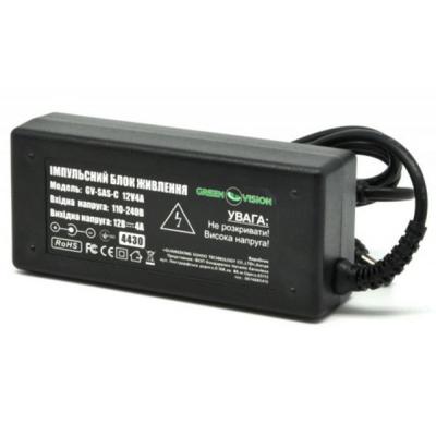 

Блок питания GreenVision GV-SAS-C 12V4A (48W) (4430)