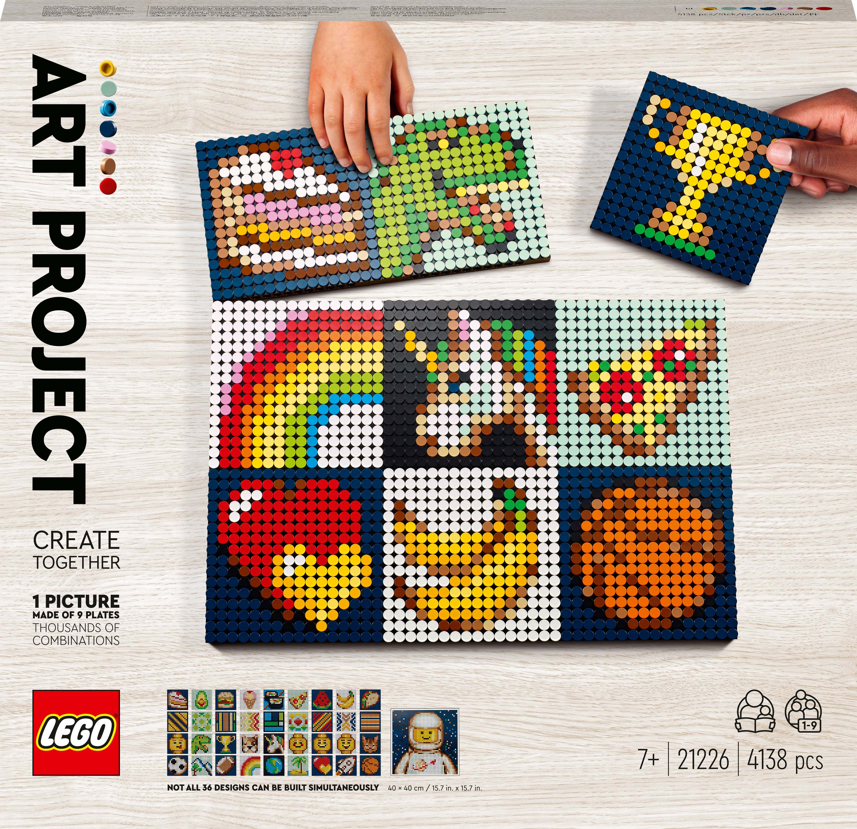 

Конструктор LEGO ART Творческий проект: создаем вместе 4138 деталей (21226)