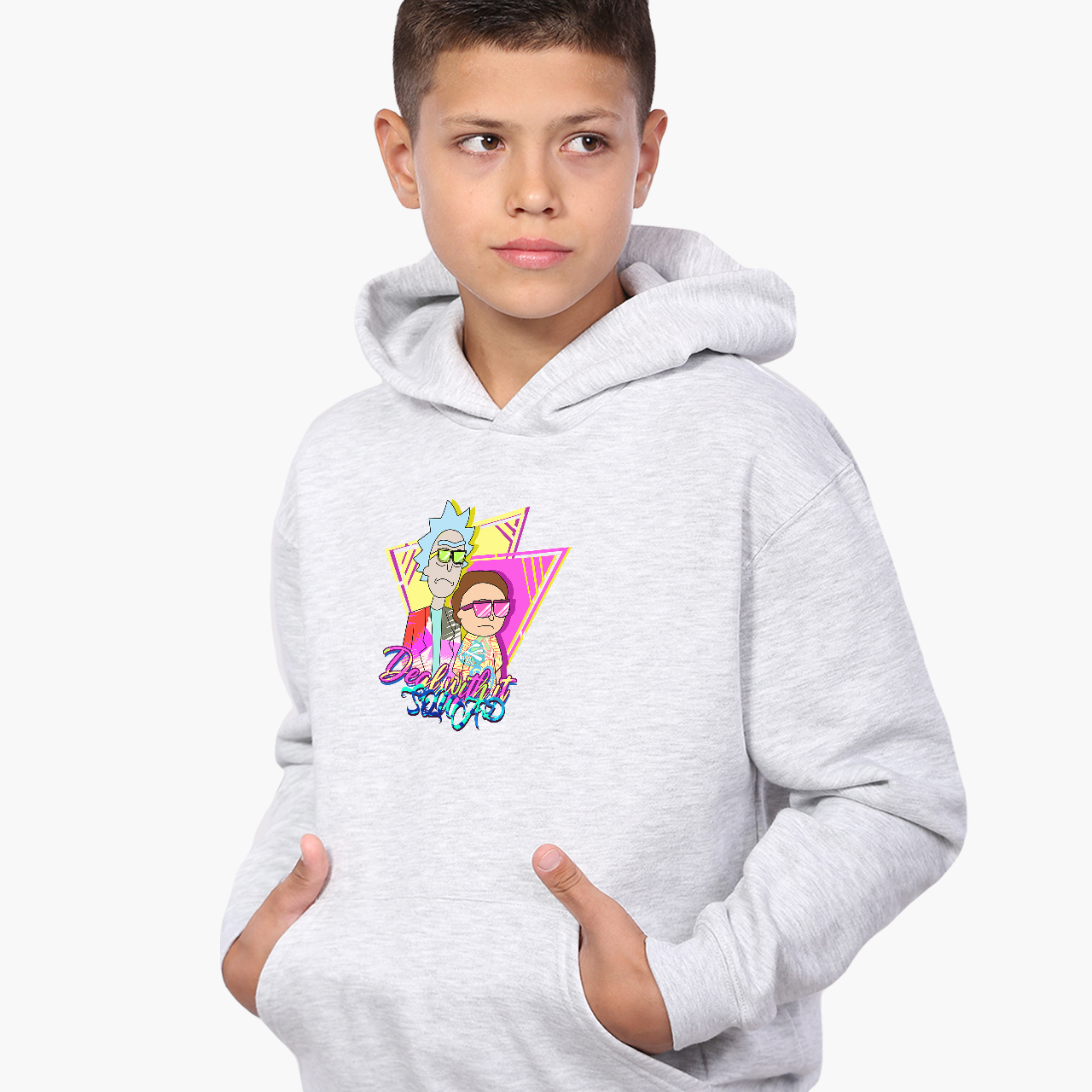 

Худи детский Лига Легенд (League of Legends) Светло-серый меланж (9298-1228) 140 см