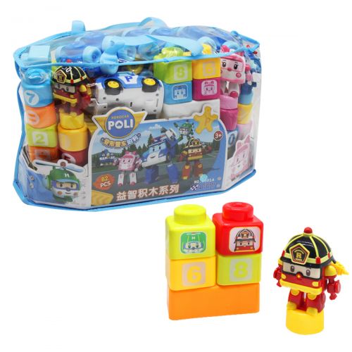 

Конструктор "Робокар Полли", синий