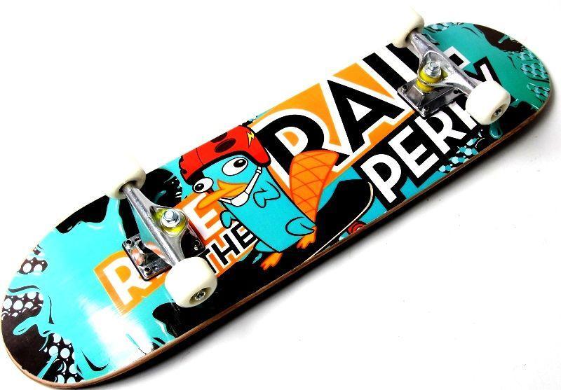 

Скейтборд "Rail Perry" нагрузка до 80 кг (клён)