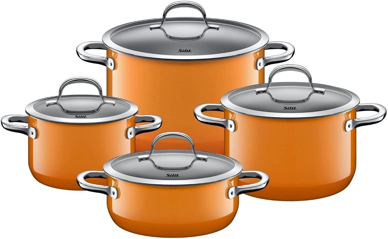 

Набор кастрюль WMF Silit Passion Orange 4 предмета
