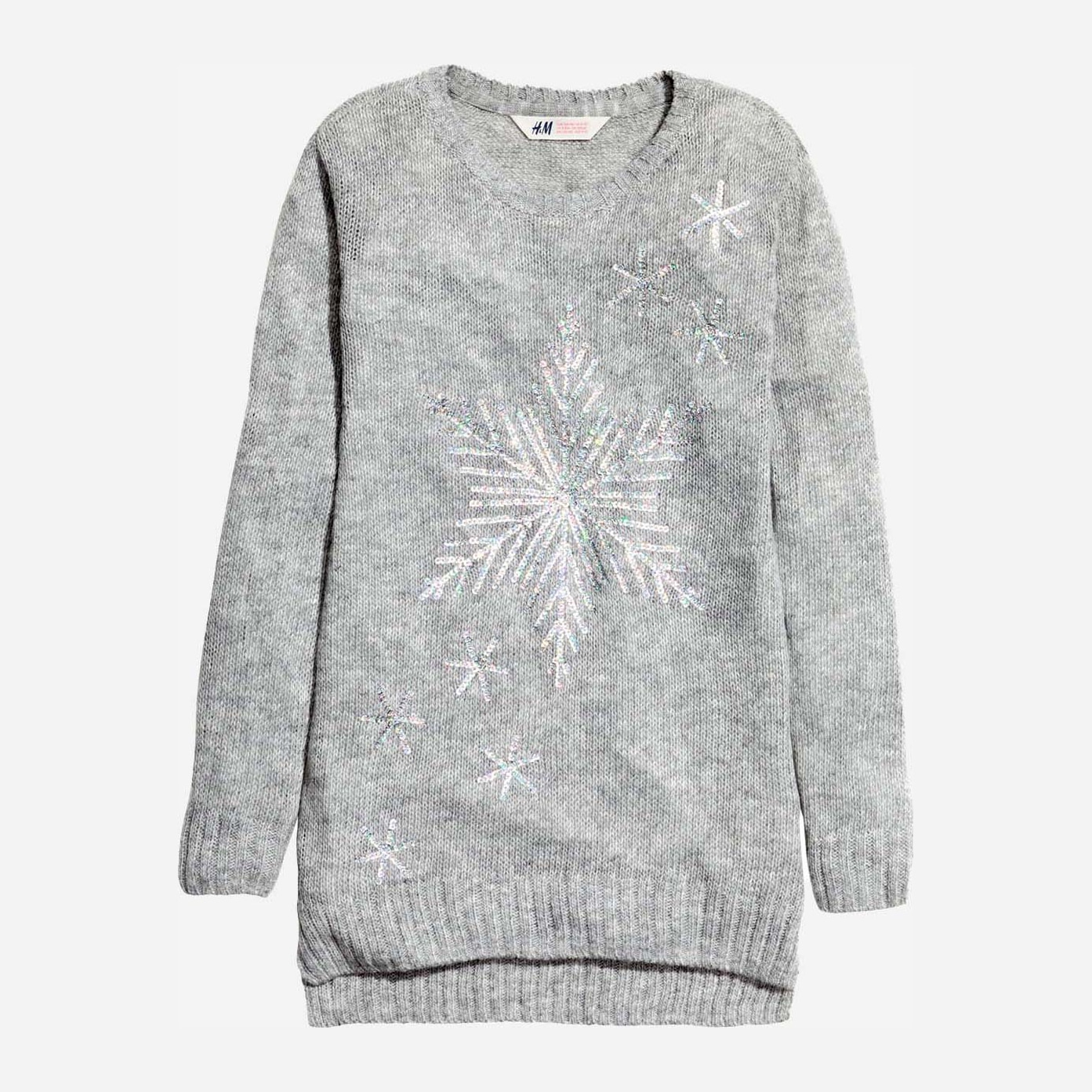 

Туника H&M 6257175 134-140 см Серая