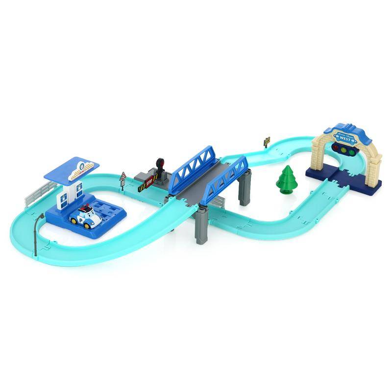 

Трек Silverlit Robocar Poli с умной машинкой средний 83282