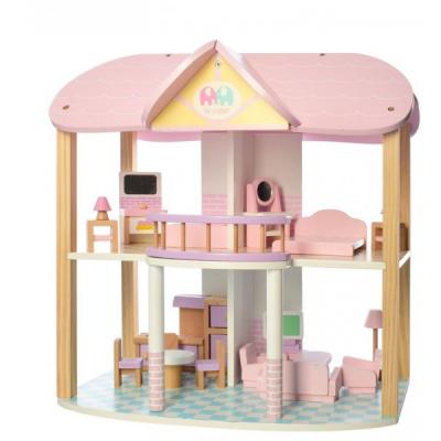 

Игровой набор Bambi Деревянный домик для кукол (MD 2258)