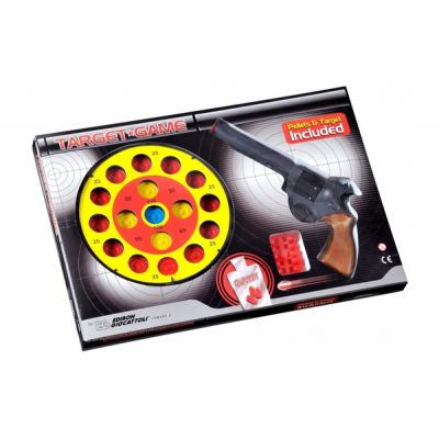 

Игрушечное оружие Edison Giocattoli пистолет с мишенью Target Game 28см 8-зарядный (ED-0485220)