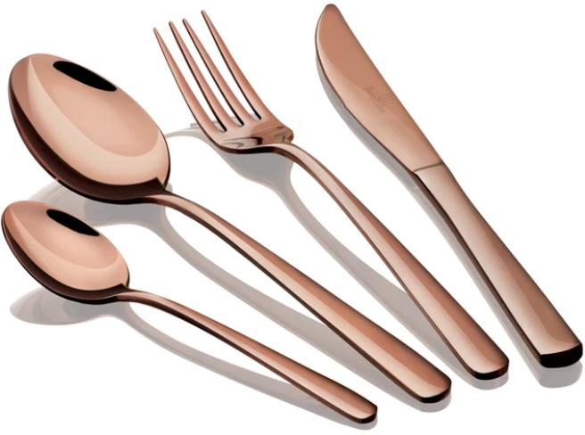 

Набор столовых приборов Berlinger Haus Rose Gold 16 предметов на 4 персоны, глянцевый медный