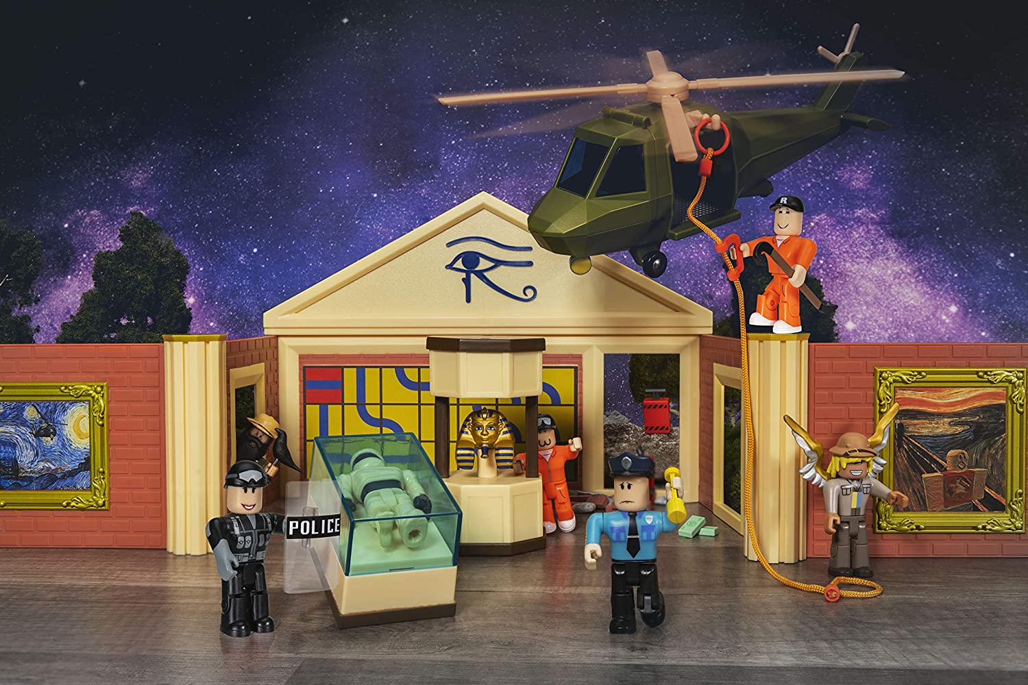 Роблокс игровой набор с фигуркой Jazwares Roblox Deluxe Playset Jailbreak  :Museum Heist Covert Ops Edit (ROB0362) – фото, отзывы, характеристики в  интернет-магазине ROZETKA от продавца: NOS | Купить в Украине: Киеве,  Харькове,