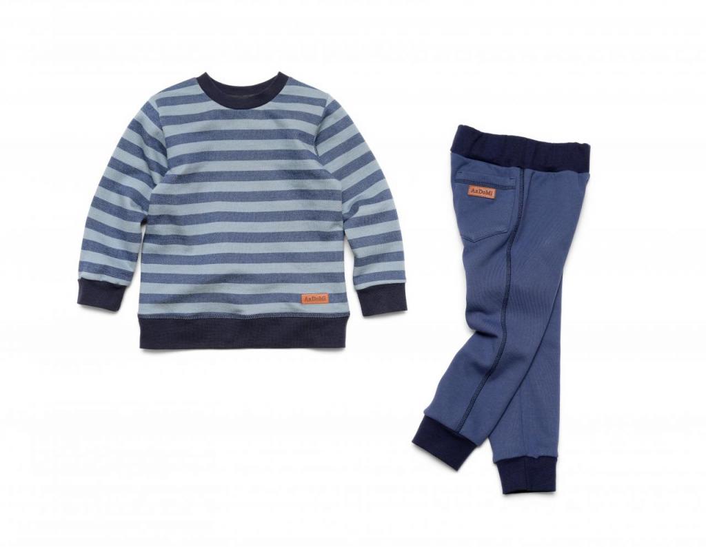 

Костюм для мальчика в синюю полоску (начес) ArDoMi 92см(18-24м) (12297)