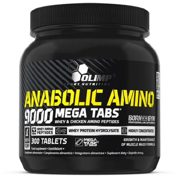 

Аминокислоты OLIMP Anabolic Amino 9000 (300 таблеток)