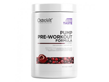 

Предтренировочный комплекс Ostrovit Pump (500 грамм) Вкус Вишня