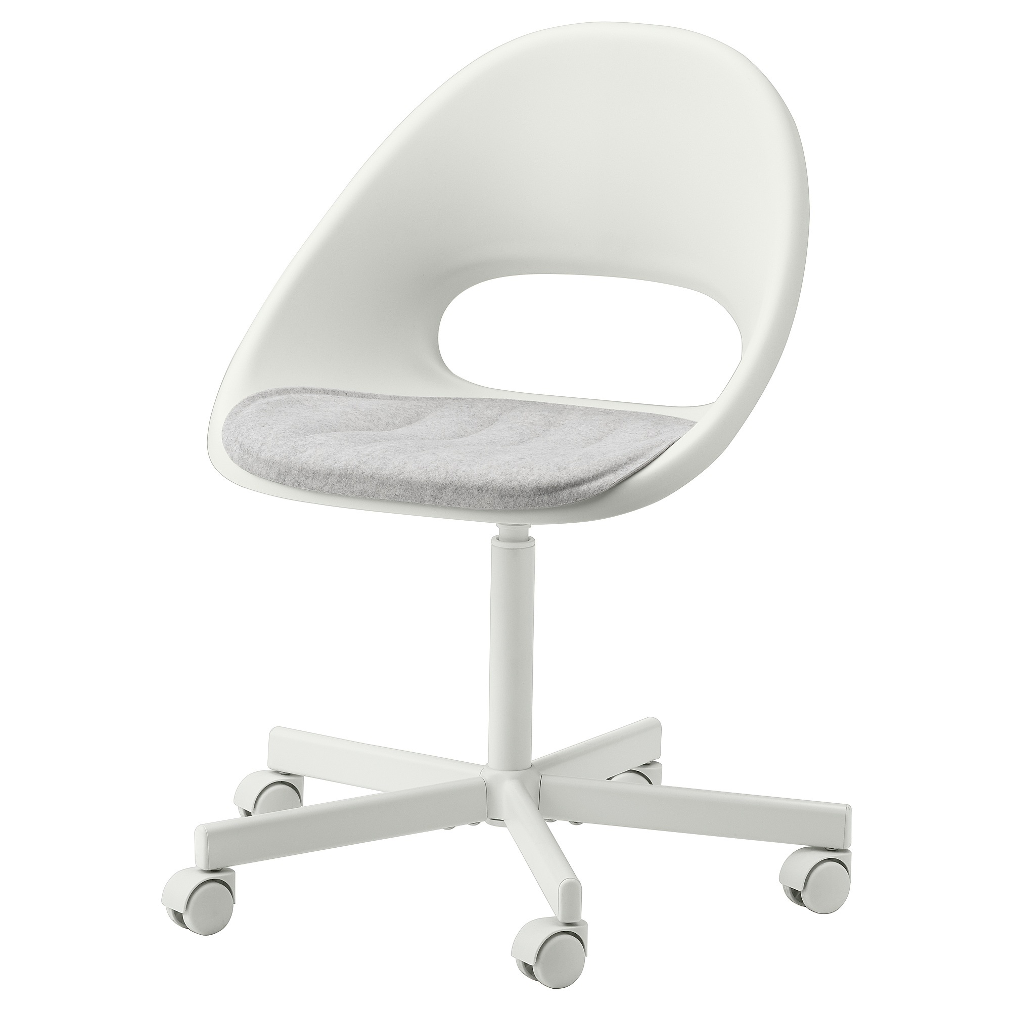 

Кресло вращающееся с подушкой IKEA ЛОБЕРГЕТ / БЛИСКЭР 193.319.10