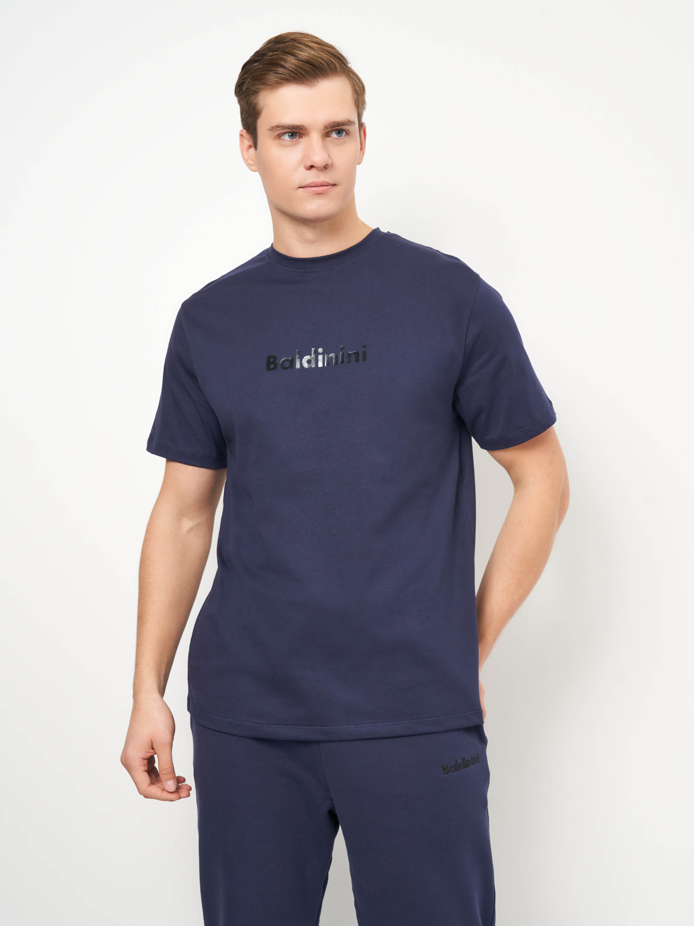 

Футболка Baldinini T-Shirt Mc M17-B0665 2XL (56) Blu Scuro