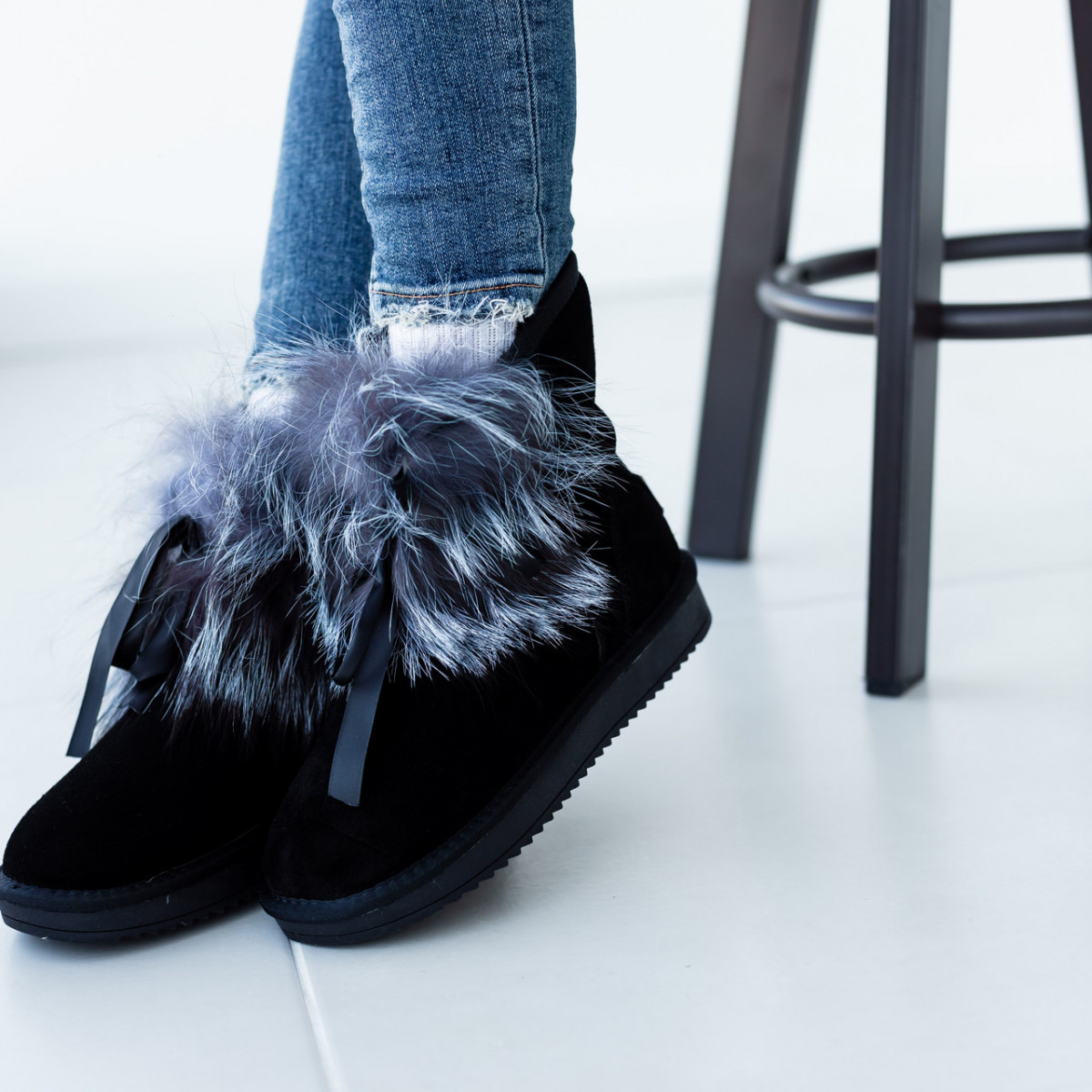 

Угги женские Fashion Rosemary 3321 38 размер 24 см Черный