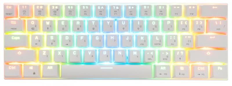 

Клавиатура Motospeed CK62 Outemu Red (mtck62wmr) White USB