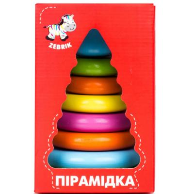 

Развивающая игрушка Vladi Toys Пирамидка большая цветная (ZB1010-01)