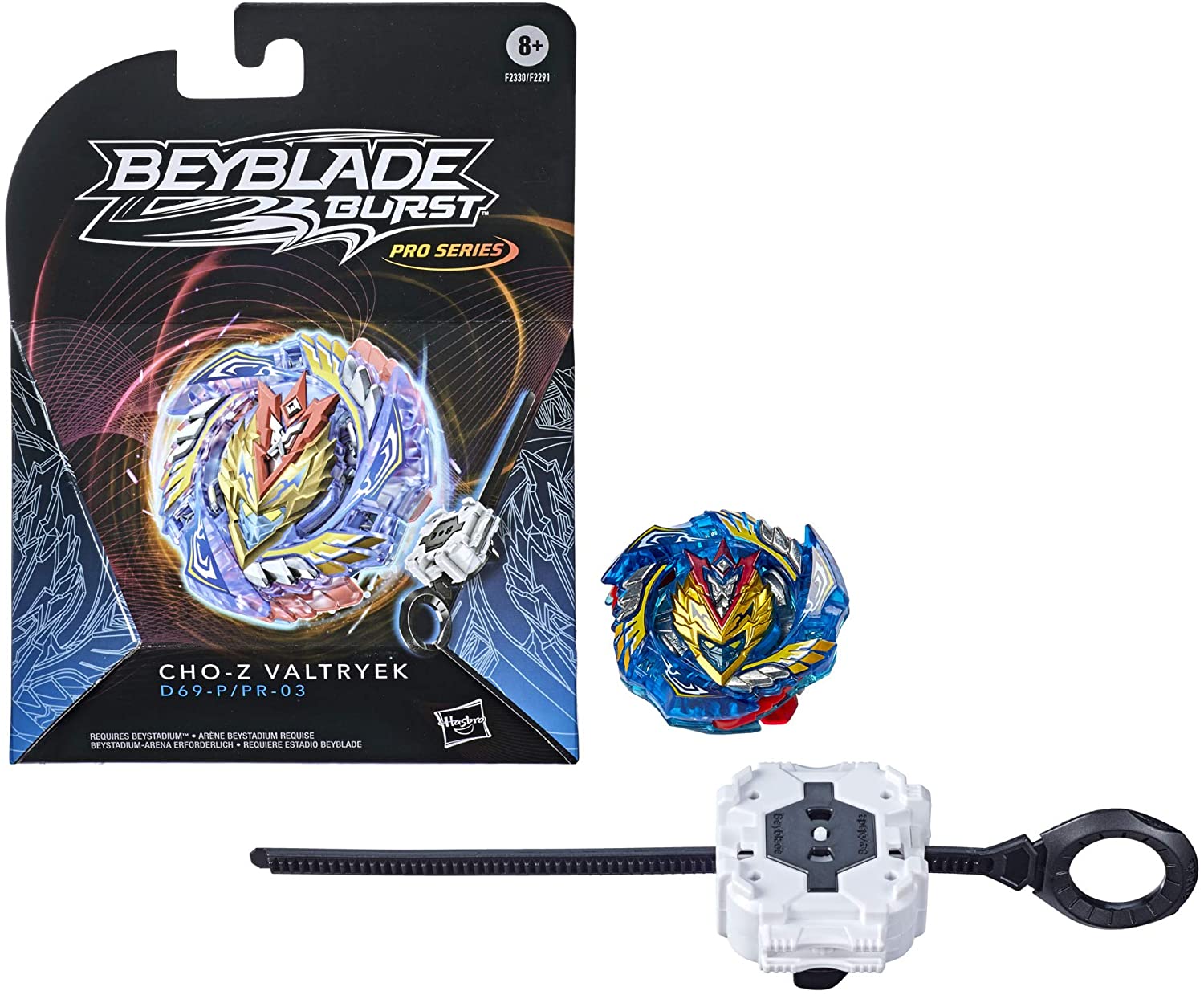 

Бейблейд Валтрек BEYBLADE Burst Pro Series Cho-Z Valtryek Spinning Top Starter Pack Hasbro F2330