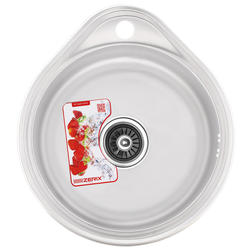 

Мойка кухонная ZERIX Z4843-08-180MD (micro decor) (ZS0568)