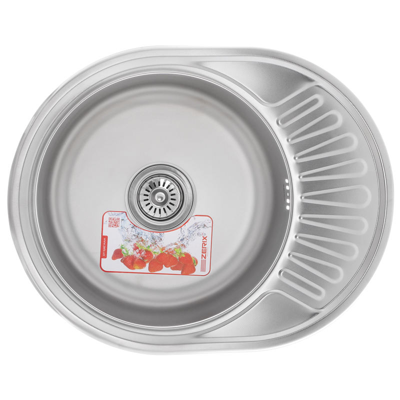 

Мойка кухонная ZERIX Z5745-06-160D (decor) (ZX1589)