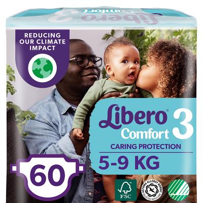 

Подгузник Libero Comfort 3 5-9 кг 60 шт (7322541083551)