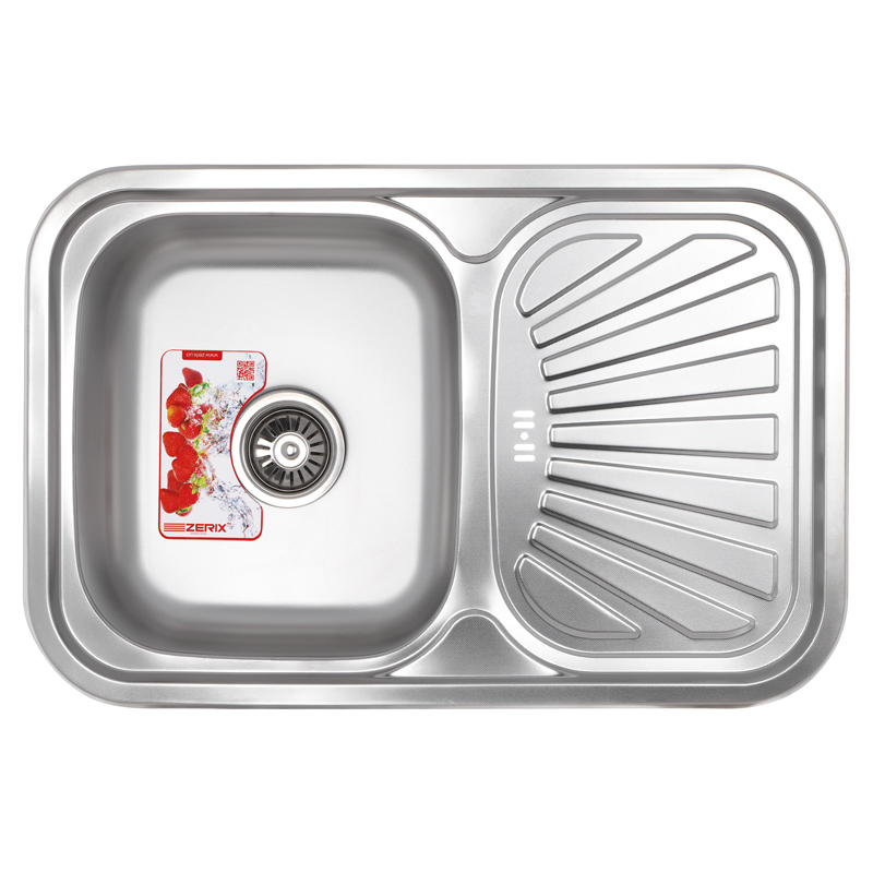 

Мийка кухонна ZERIX Z7549-08-180D (decor) (ZX1607)