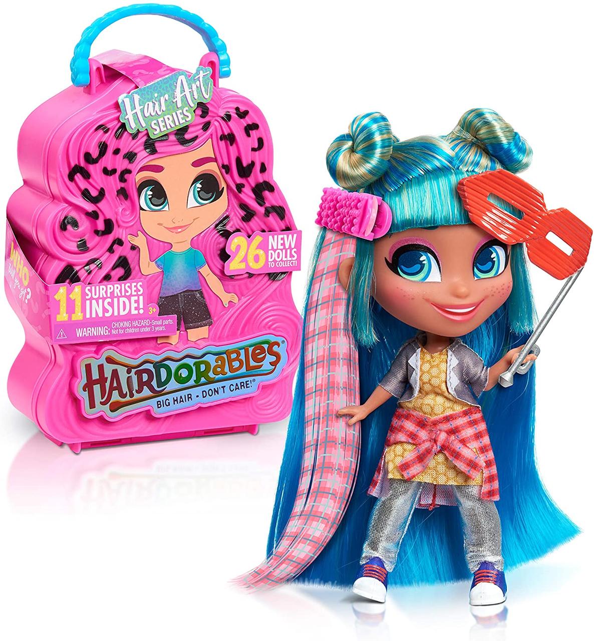 

Кукла сюрприз Hairdorables S4 Hair Art Series Хэрдораблс 4 серия Collectible Dolls Just Play