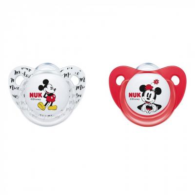 

Пустышка NUK Trend Disney Mickey от 0 до 6 мес. 2 шт Красная с белым (3953118)