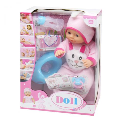 

Пупс Doll в пижамке розовой