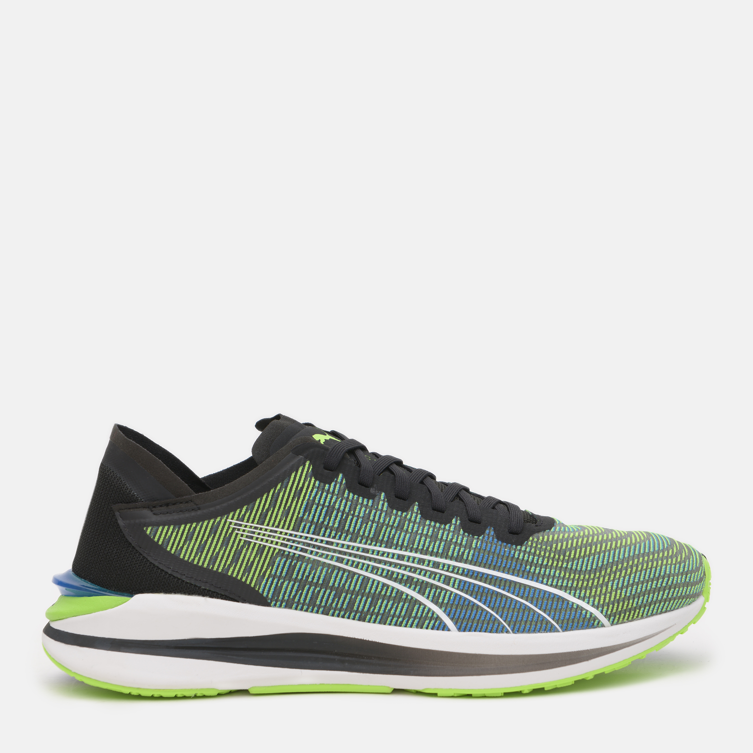 

Кроссовки Puma Electrify Nitro 19517302 43 (9) 28 см Puma Black-Ultra Blue-Green Glare