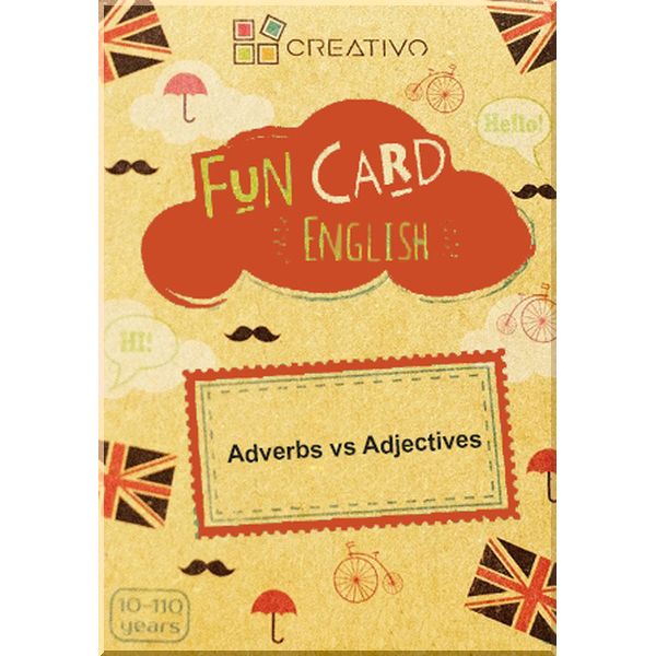 

Fun Card English: Adverbs vs Adjectives. CREATIVO. ISBN:9788366122017