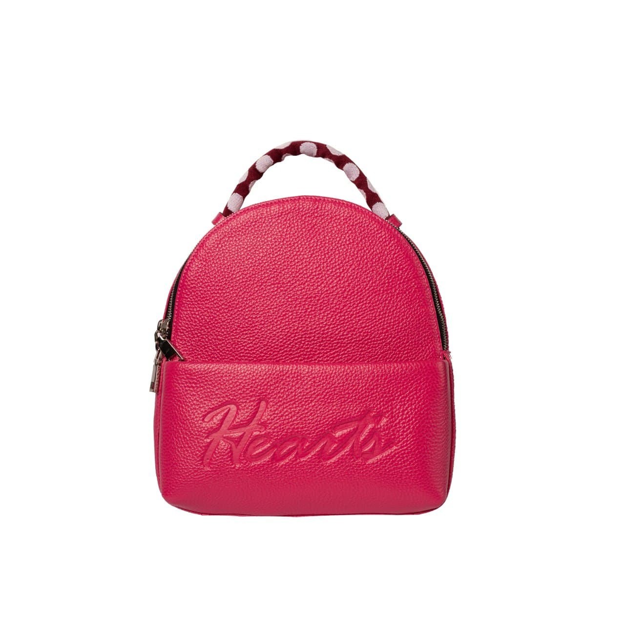 

Женский рюкзак кожаный Hearts Backpack BW-13104 розовый