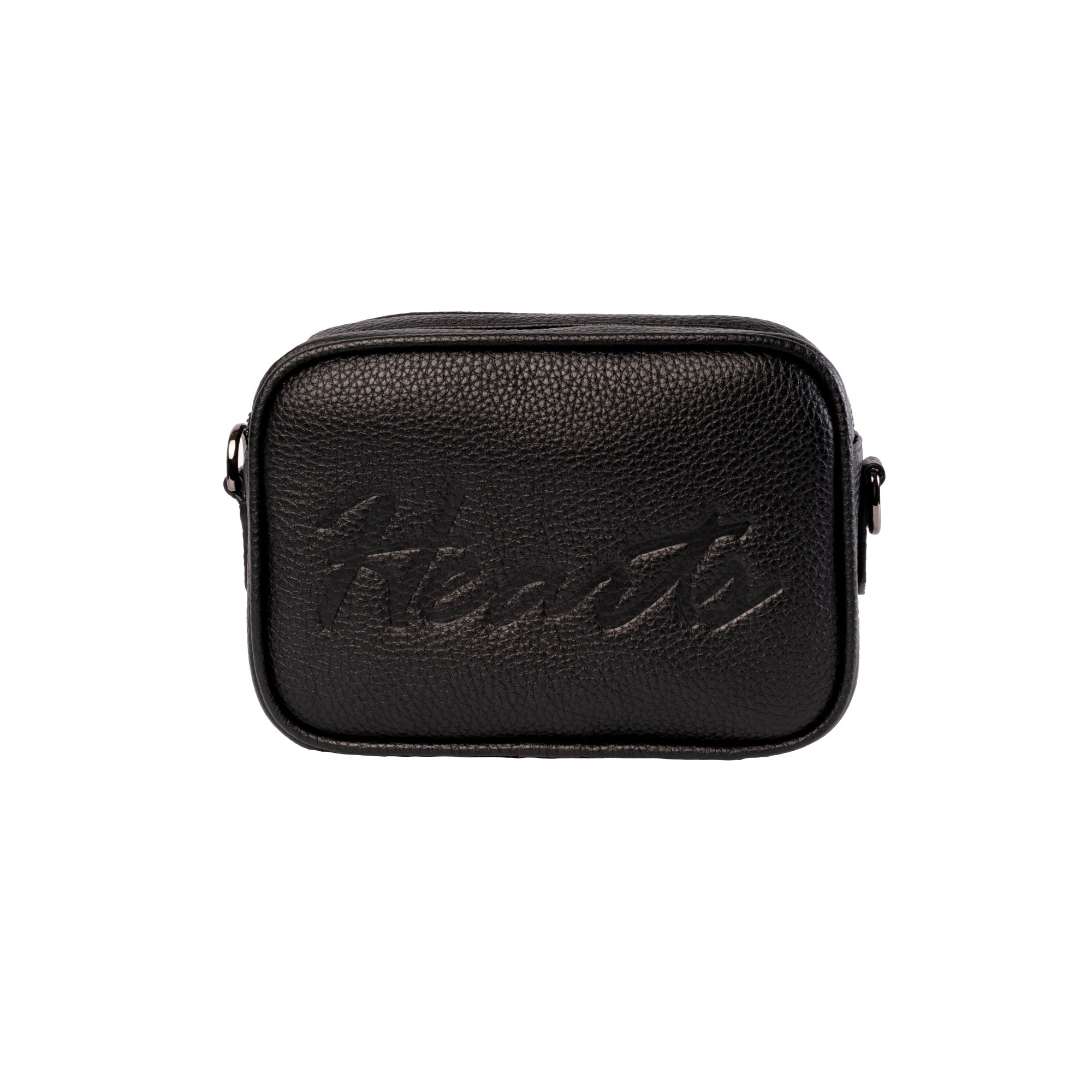

Женская кожаная сумка Hearts Kit K-3008 черная с фиолетовым