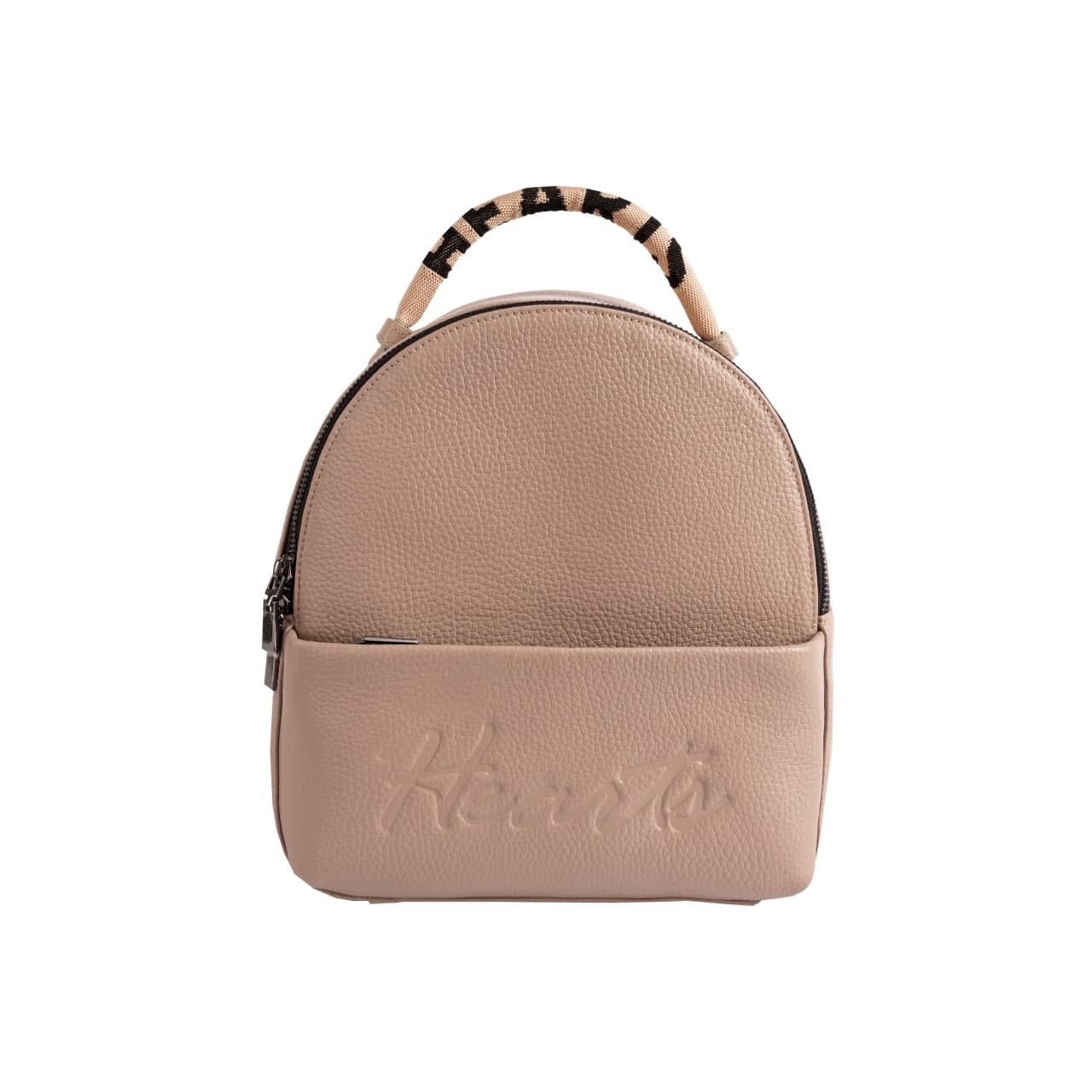 

Женский рюкзак кожаный Hearts Backpack BW-13108 бежево-серый