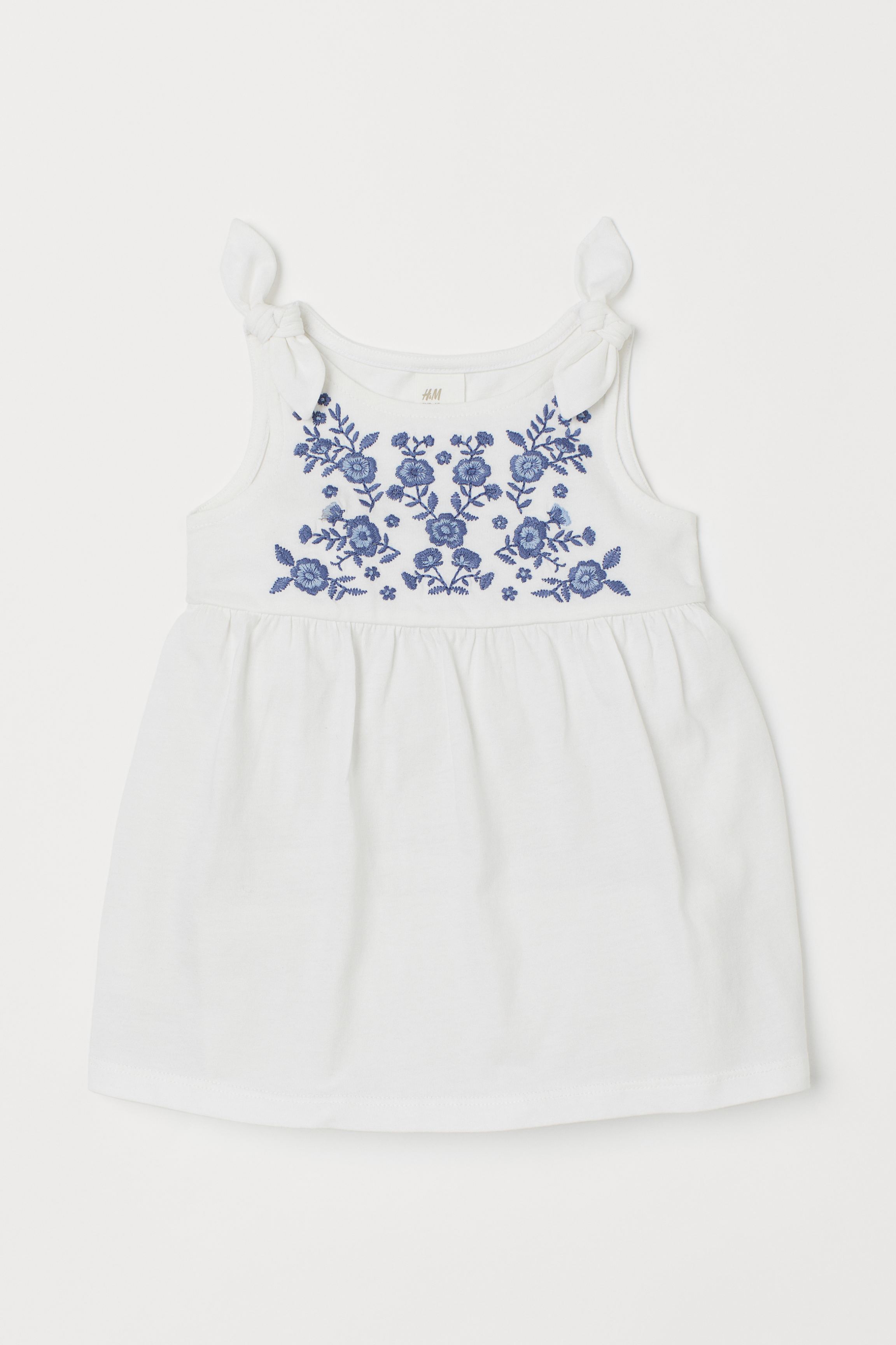 

Платье H&M 68 Белый 0816594_син.цветы