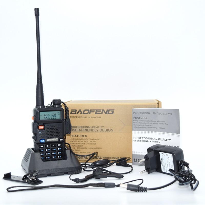 

Рация Baofeng UV-5R Black 8 Ватт + Гарнитура
