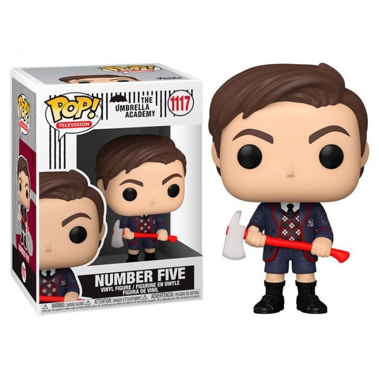 

Фигурка Funko Pop Пятый Академия Амбрелла The Umbrella Academy Number Five 10см FP UA 1117