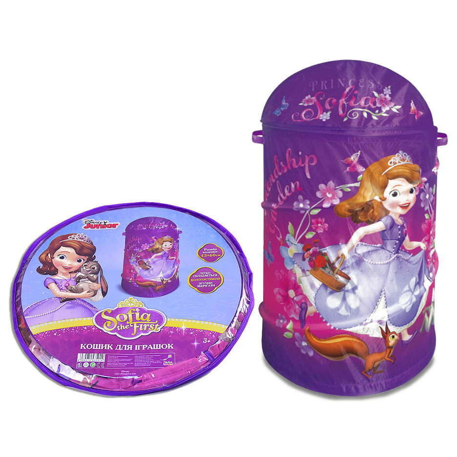 

Корзина для игрушек герои мультфильмов (София Прекрасная) D-3501