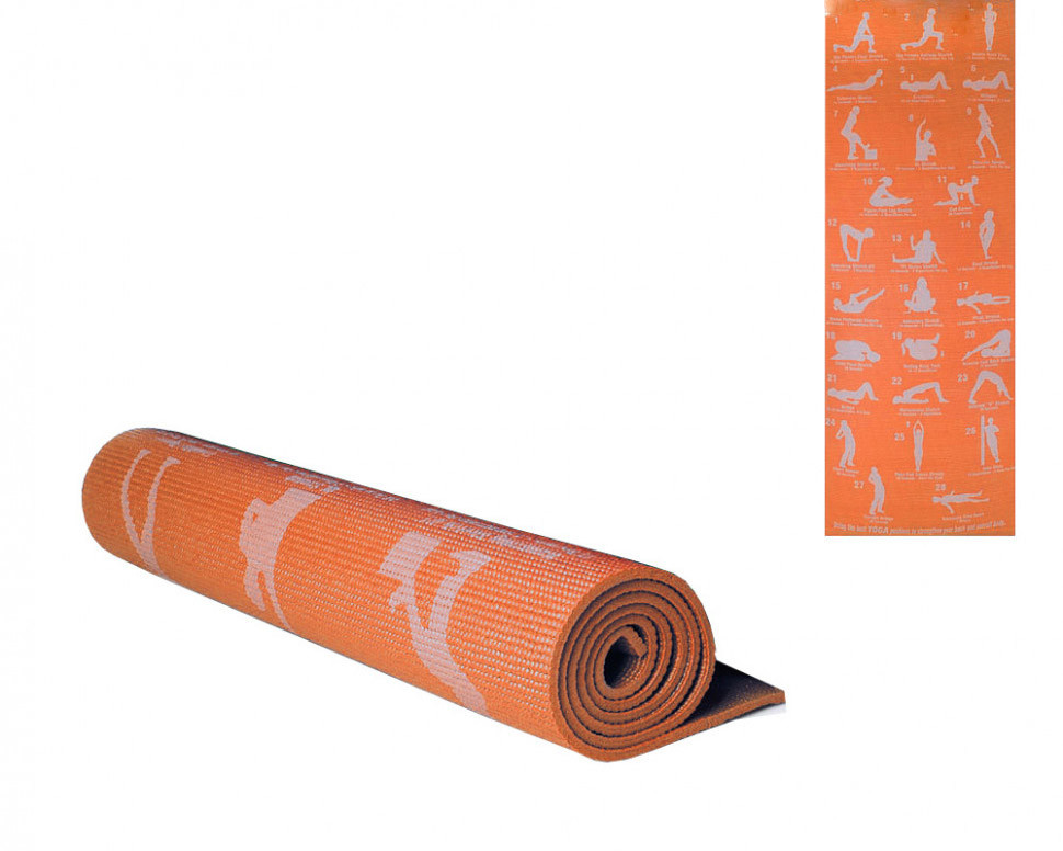 

Коврик для йоги Йогамат (Оранжевый) MS 1845-1(Orange)