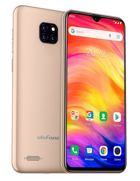 

Смартфон Ulefone Note 7 Gold