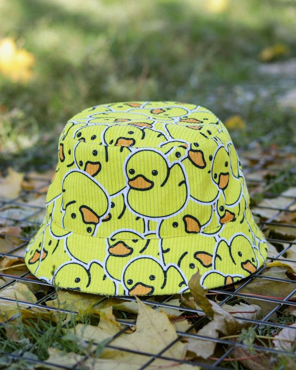 

Теплая панама на флисе с принтами Ducks унисекс