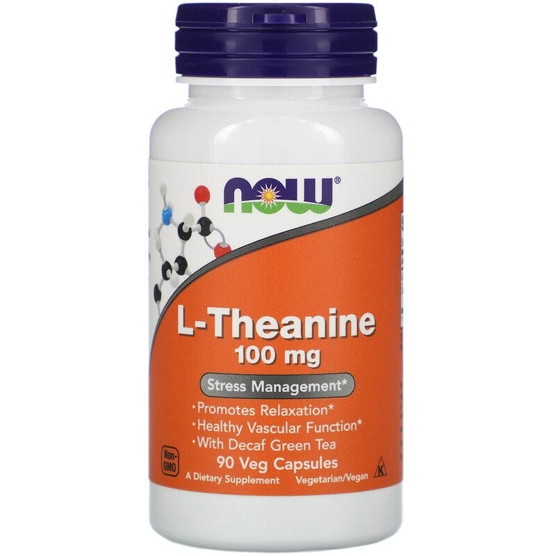 

Аминокислота NOW Foods L-Theanine 100 мг 90 капсул