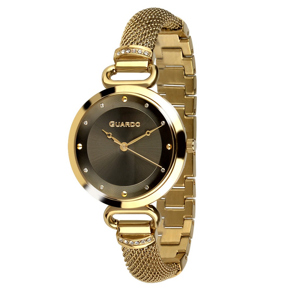 

Наручные часы Guardo T01059-3 Gold-Black