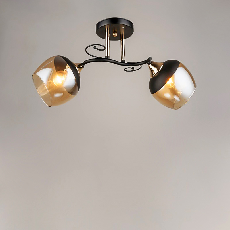 

Люстра стельова Light House SRS-16345/2 чорний+золото