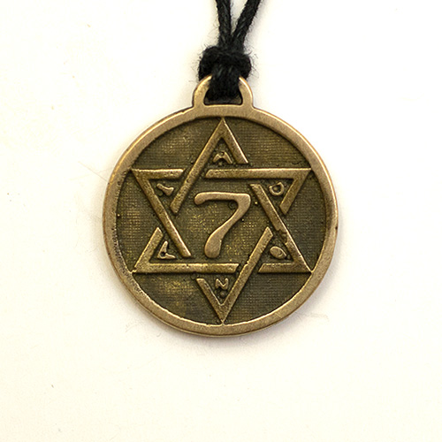 

Амулет кулон Печать Соломона Semantic Jewelry Бронзовое покрытие 2.5 x 2.5 x 0.3 см