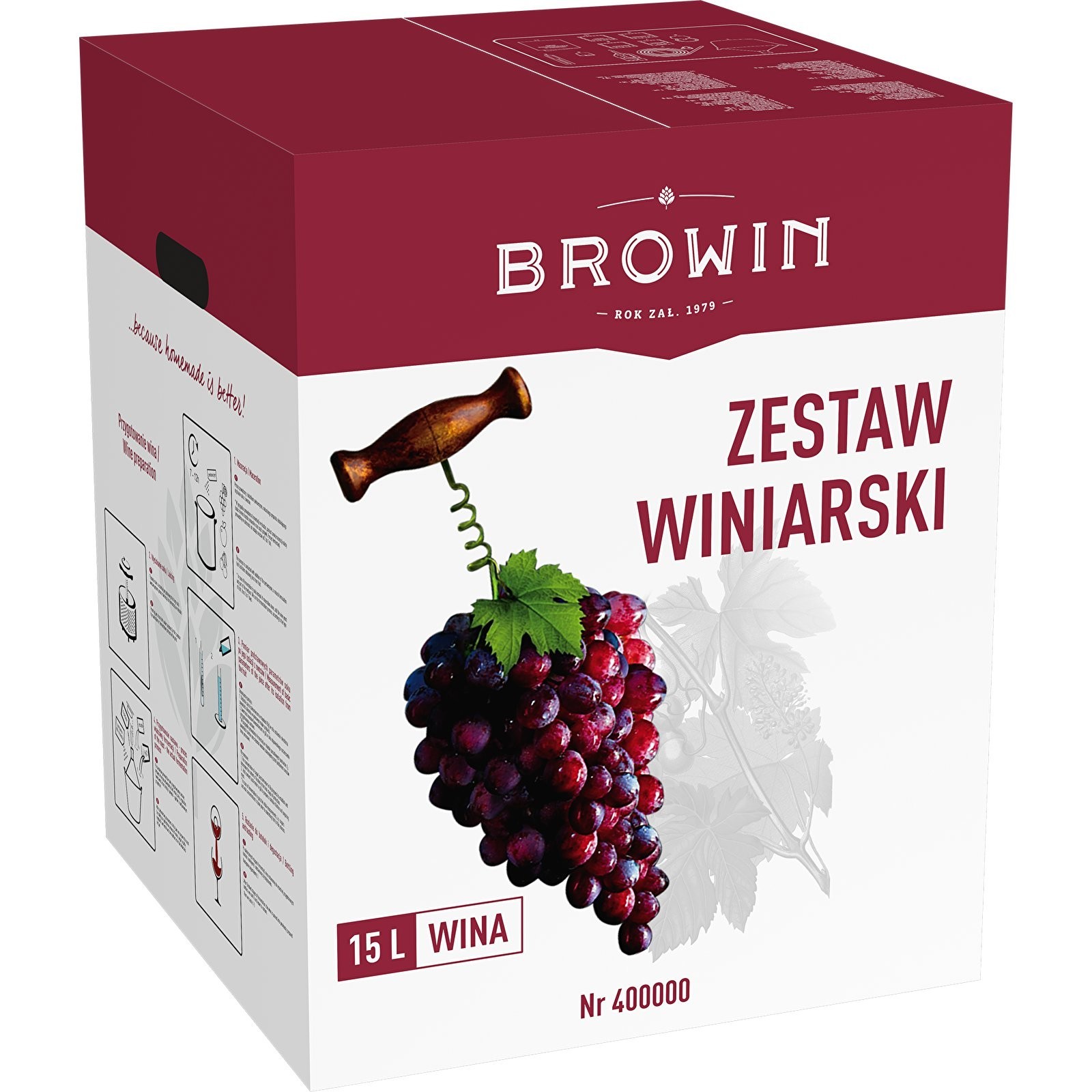 

Набор для виноделия 15 л, BROWIN