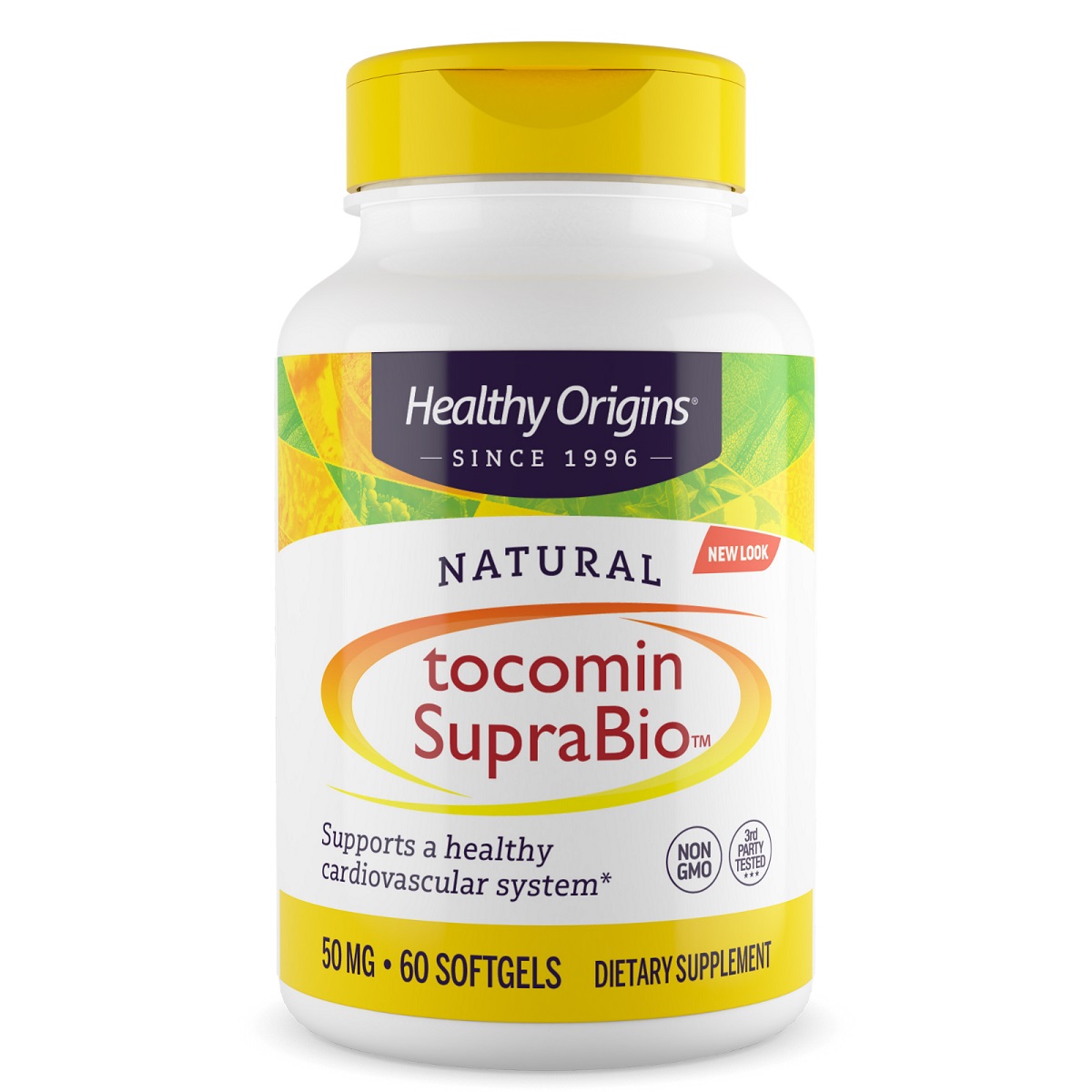 

Природные добавки Healthy Origins Комплекс для Поддержки Сердца Tocomin SupraBio 50 мг 60 желатиновых капсул