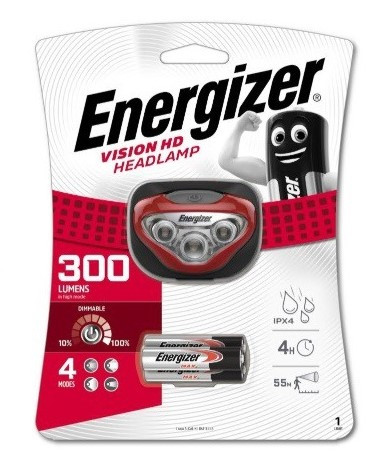 

Налобный фонарь Energizer Vision HD HEADLAMP HDB323