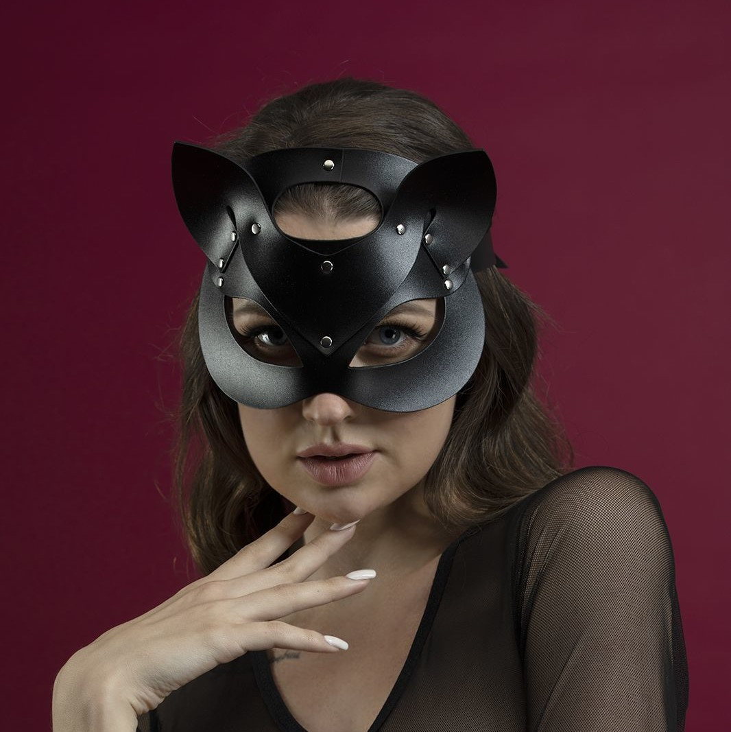 

Маска кошки Feral Fillings Catwoman Mask натуральная кожа, черный